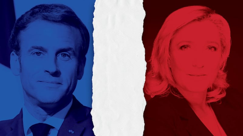 This year's French election sees a face-off between familiar figures, Emmanuel Macron and Marine Le Pen. Getty