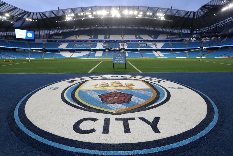 epa08218229 (FILE) -  A general view of the Etihad stadium before the English Premier League match between Manchester City and Chelsea in Manchester, Britain, 23 November 2019.  According to reports on 14 February 2020, Manchester City have been banned from the Champions League for the next two seasons for having broken financial fair play rules.  EPA/JON SUPER EDITORIAL USE ONLY. No use with unauthorized audio, video, data, fixture lists, club/league logos or 'live' services. Online in-match use limited to 120 images, no video emulation. No use in betting, games or single club/league/player publications *** Local Caption *** 55656414