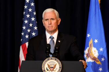 Former vice president Mike Pence is set to release an autobiography in 2023. AP