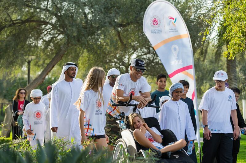 Attendees were there to raise awareness and inclusiveness ahead of the 2019 Special Olympics.
