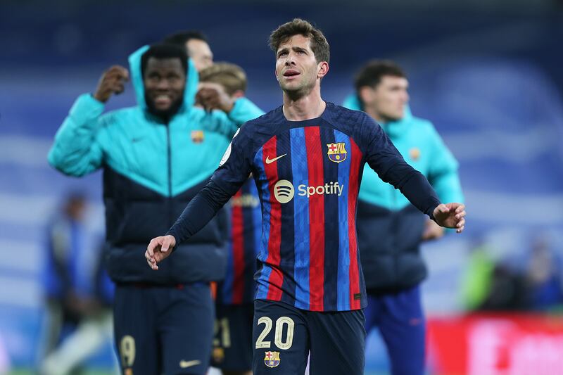 Sergi Roberto N/A - On for Kessie late on as Barça sort to hold onto their lead. They did. Getty Images