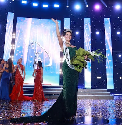 Endi Demneri, Miss Universe Albania 2023. Photo: @missuniversealbania / Instagram