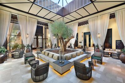 The lobby lounge. Ritz-Carlton