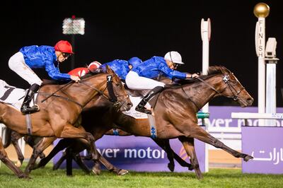 20.02.20  Meydan. Race 4 Zakouski  - trainer Charlie Appleby  - jockey James Doyle - Erika Rasmussen