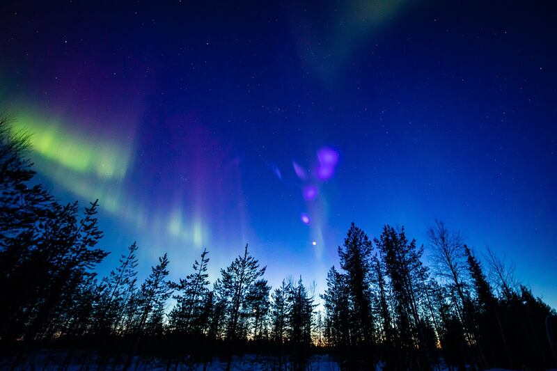 The view near Rovaniemi. AFP