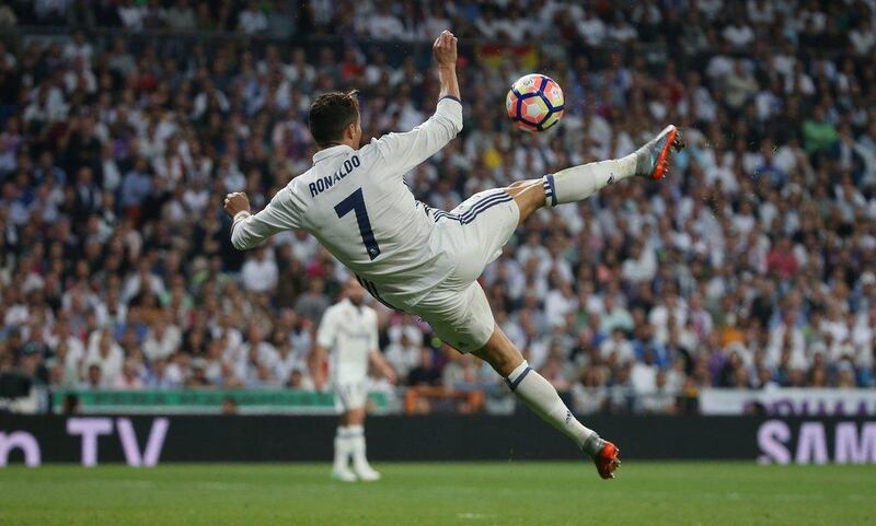 Ronaldo misses a chance to score. Sergio Perez / Reuters