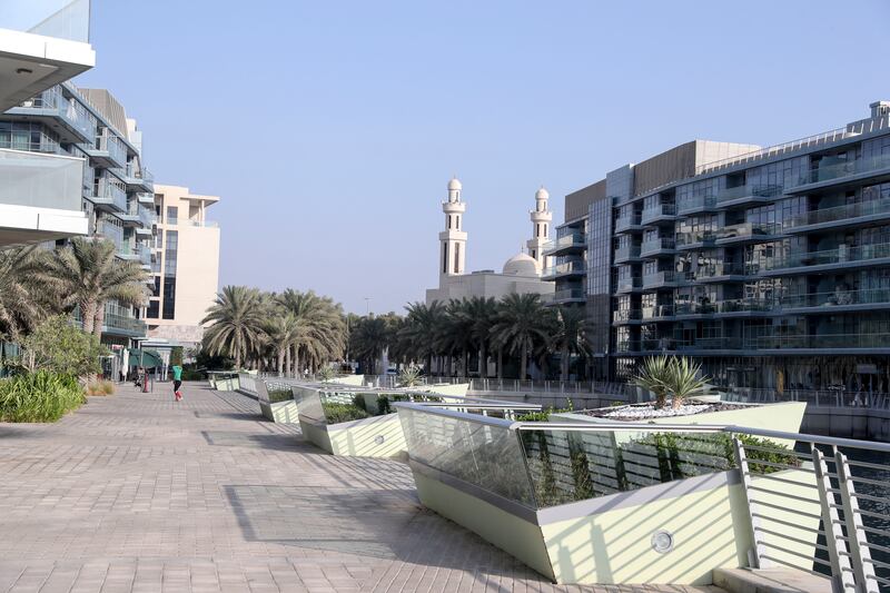 Al Bateen Wharf area in Abu Dhabi. Khushnum Bhandari / The National