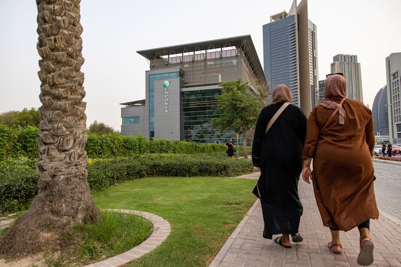 The Empower district cooling plant at the Dubai International Financial Centre. The company said its first-quarter performance was driven by the rise in 'recurring and sustainable revenues'. Bloomberg