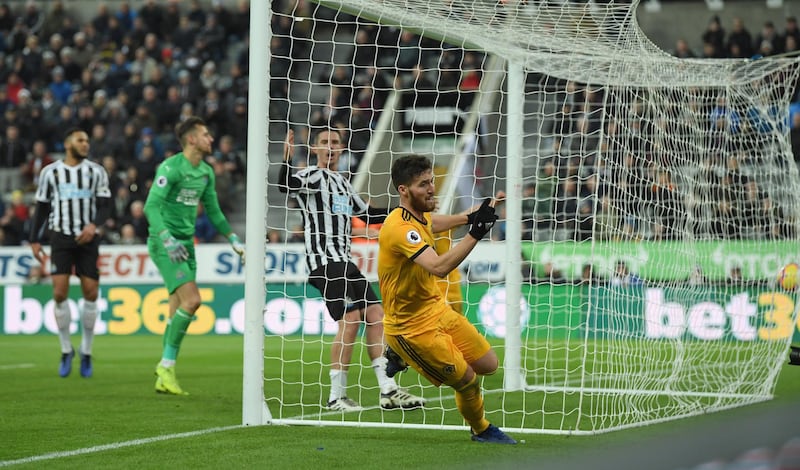 Right-back: Matt Doherty (Wolves) – A revelation this season, the Irishman’s third goal of the campaign secured a dramatic victory against Newcastle at St James’ Park. Getty Images