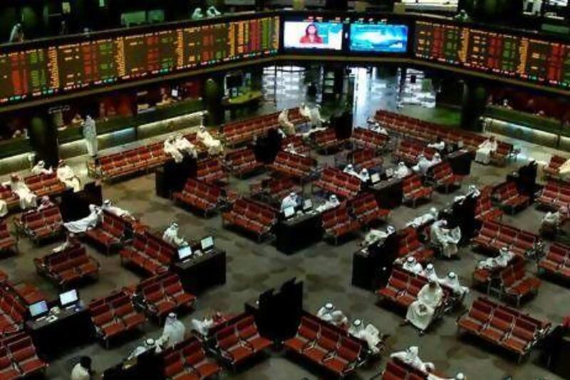 The Kuwait Stock Exchange General Index fell 1.9 per cent. AFP