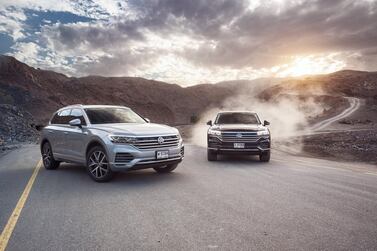 Touaregs ready to roll. All photos courtesy Volkswagen