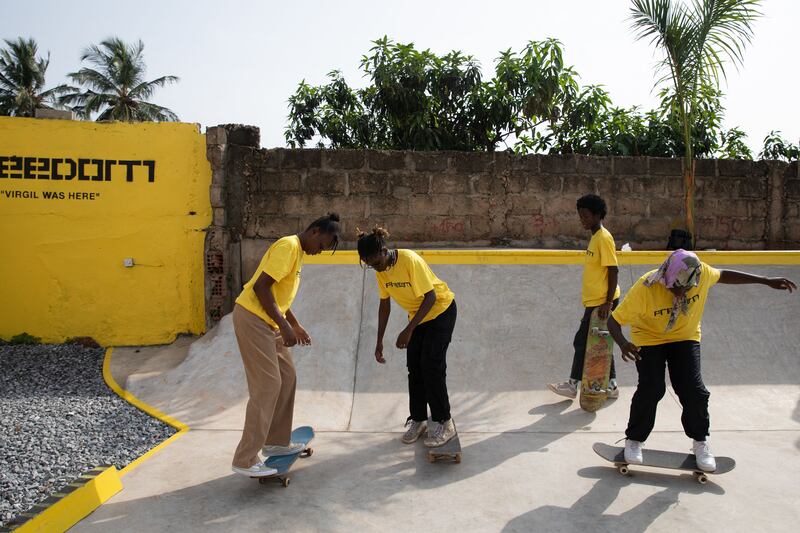 Freedom Skatepark aims to act as a space where Ghana's youth can network.