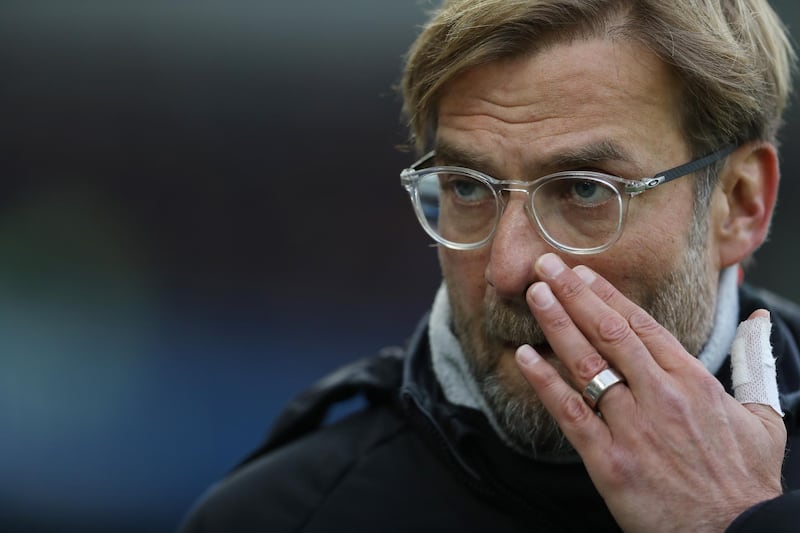 BRIGHTON, ENGLAND - DECEMBER 02:  Jurgen Klopp, Manager of Liverpool during the Premier League match between Brighton and Hove Albion and Liverpool at Amex Stadium on December 2, 2017 in Brighton, England.  (Photo by Dan Istitene/Getty Images)