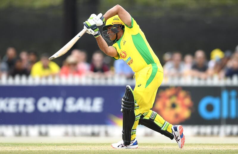 Sachin Tendulkar played one over against Australian women's cricketer Ellyse Perry during the inning break of the Bushfire Cricket Bash in Melbourne. Getty Images