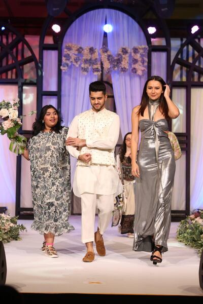 Zia Mirza, centre, walks the runway at Fame 2019. Mirza will be participating again this year. Photo: Fame