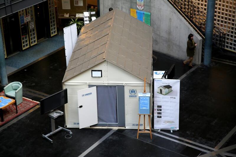 Last week, London’s Design Museum named Ikea's flat-pack refugee shelter the Design of the Year. AFP