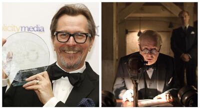 Gary Oldman won a Best Actor Oscar for portraying Winston Churchill in 2017's 'Darkest Hour'. Reuters, Focus Features