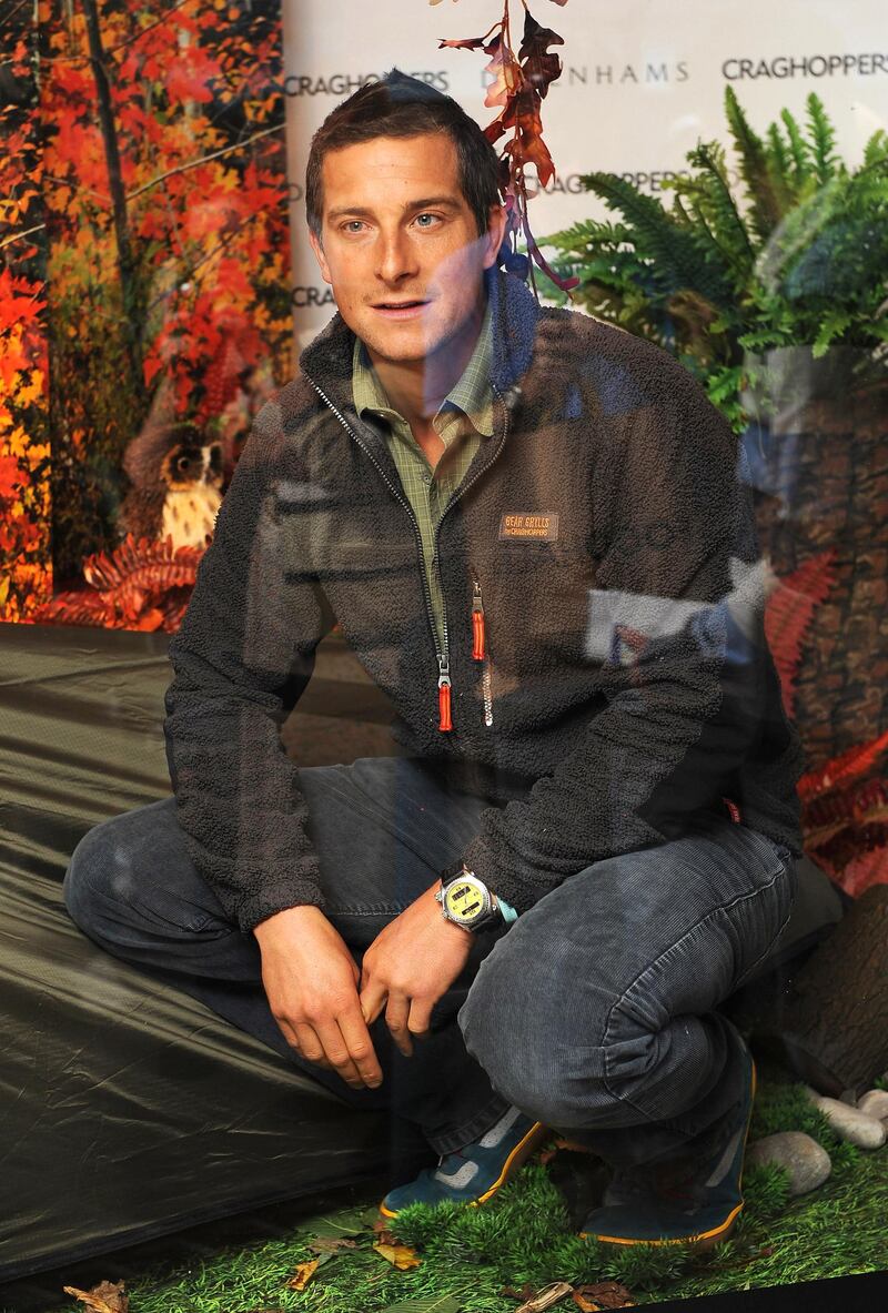 LONDON, ENGLAND - SEPTEMBER 04:  Bear Grylls attends photocall to launch Debenhams Free Sports initiative at Debenham's Oxford Street in London on September 4, 2009 in London, England.  (Photo by Ian Gavan/Getty Images)