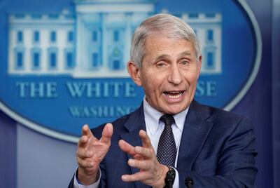 Dr Anthony Fauci has attempted to calm people about the new Covid-19 variant. Reuters