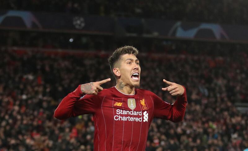 Roberto Firmino, Liverpool, eight goals. Reuters