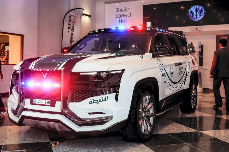 W Motors also produces the Beast Patrol, seen here in its Dubai Police livery. Courtesy W Motors