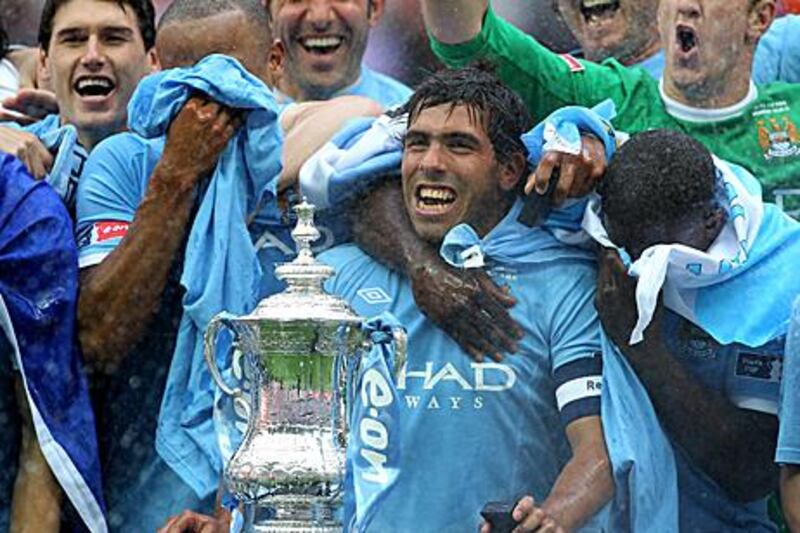 Corinthians say that no improved deal has been offered for Manchester City's Argentina striker Carlos Tevez, centre, despite the club's manager Roberto Mancini saying a new offer was accepted.
