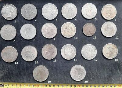 A large quantity of coins was recovered during Operation Pandora. Europol