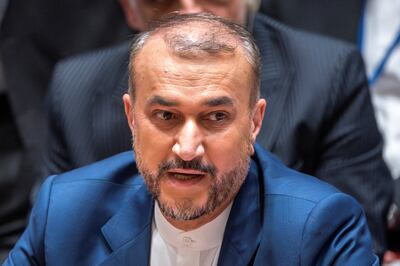 Iran's Foreign Minister Hossein Amirabdollahian. Reuters