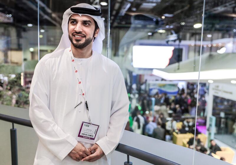 Abu Dhabi, April 29, 2019.  Arabian Travel Market. -- Ali Al Shaiba, Director of Marketing and Communications, Department of Culture and Tourism, Abu Dhabi.
Victor Besa/The National
Section:  SP
Reporter:  John McAuley