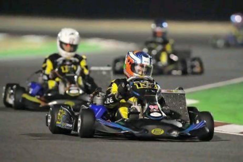 Tom Bale, 14, is considered a prospect for the future. Courtesy Dubai Autodrome