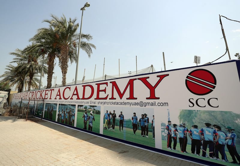 Sharjah, United Arab Emirates - Reporter: N/A. Sport. Sharjah cricket academy at Sharjah cricket stadium. Wednesday, June 24th, 2020. Sharjah. Chris Whiteoak / The National