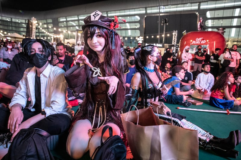 Even though not everyone entered the competition, there was still plenty of cosplay on display on day two of the Middle East Film & Comic Con.