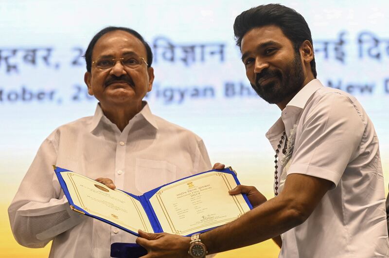 Dhanush also won Best Actor for his role in the Tamil film 'Asuran'
