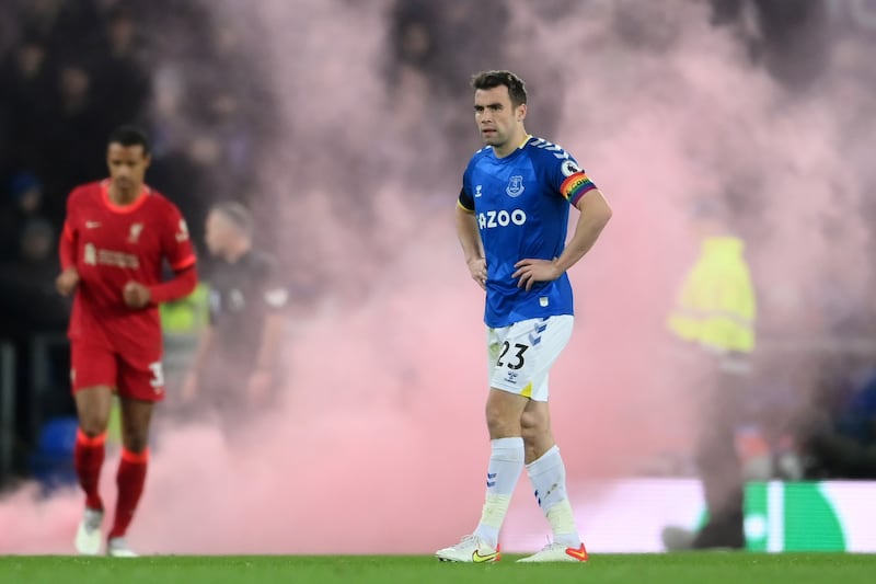 Seamus Coleman – 2. The Irishman’s massive error allowed Salah to score the third goal which effectively took Everton out of the game. It was the low point of a night the full-back would like to forget. Getty Images