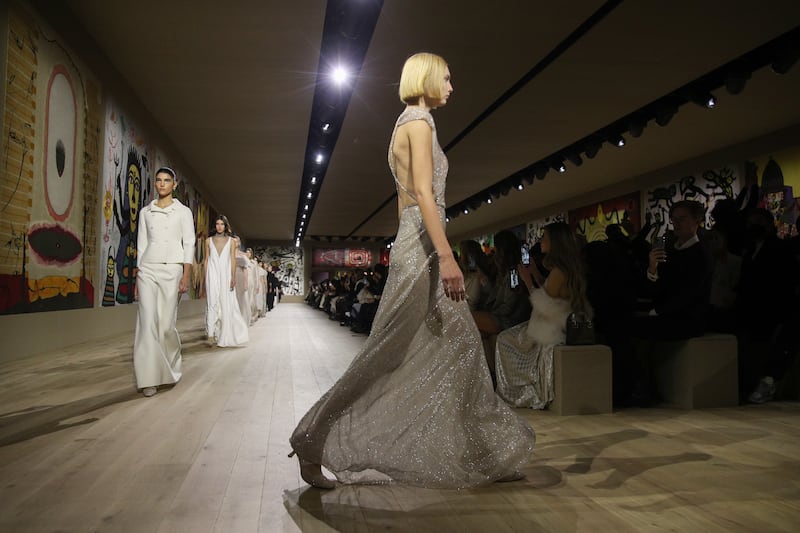 The spring/summer 2022 haute couture collection by Italian designer Maria Grazia Chiuri for Christian Dior was a masterclass in elegant restraint. EPA