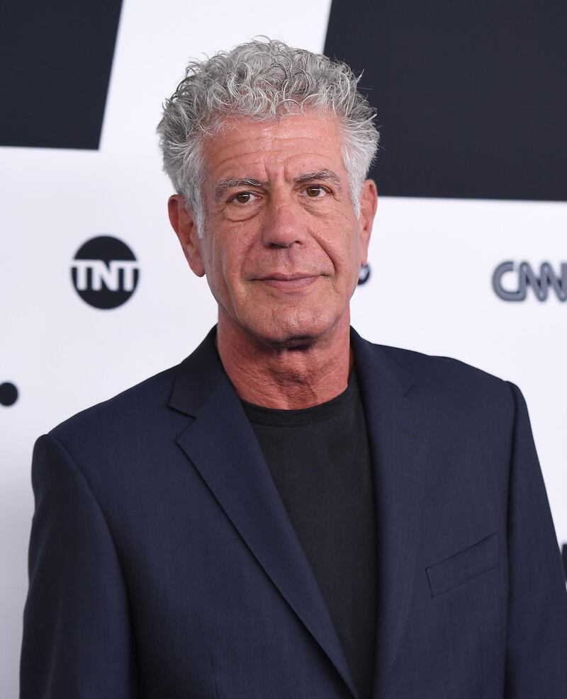 (FILES) In this file photo taken on May 17, 2017 Anthony Bourdain attends the Turner Upfront 2017 at The Theater at Madison Square Garden in New York City. Celebrity chef and food critic Anthony Bourdain has committed suicide, according to the television network CNN for which he took viewers around the world for the "Parts Unknown" series. He was 61. "It is with extraordinary sadness we can confirm the death of our friend and colleague, Anthony Bourdain," the network said in a statement early on June 8, 2018. 
 / AFP / ANGELA WEISS
