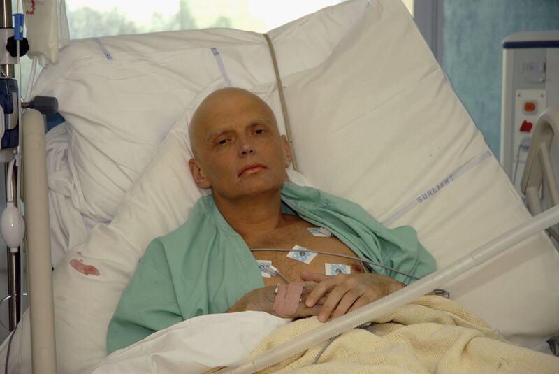 Former KGB agent and Kremlin critic Alexander Litvinenko died weeks after drinking tea laced with poison at a London hotel. Getty Images