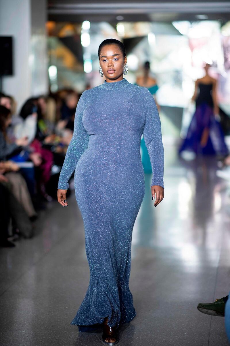 The Christian Siriano autumn/winter 2019 fashion show during New York Fashion Week on February 9, 2019. AFP