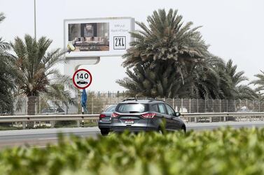 Drivers in Abu Dhabi will no longer be allowed to exceed stated road limits without penalties. Victor Besa / The National