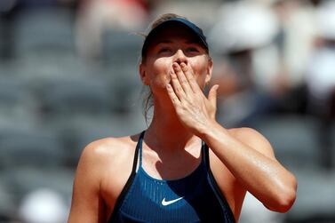 Maria Sharapova has won five grand slam titles and spent 21 weeks as the world No 1. Reuters