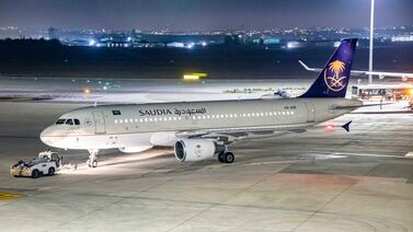 A Saudia Airbus A320. The aviation group signed a deal for 12 A320 Neos and 93 A321 Neos. NurPhoto