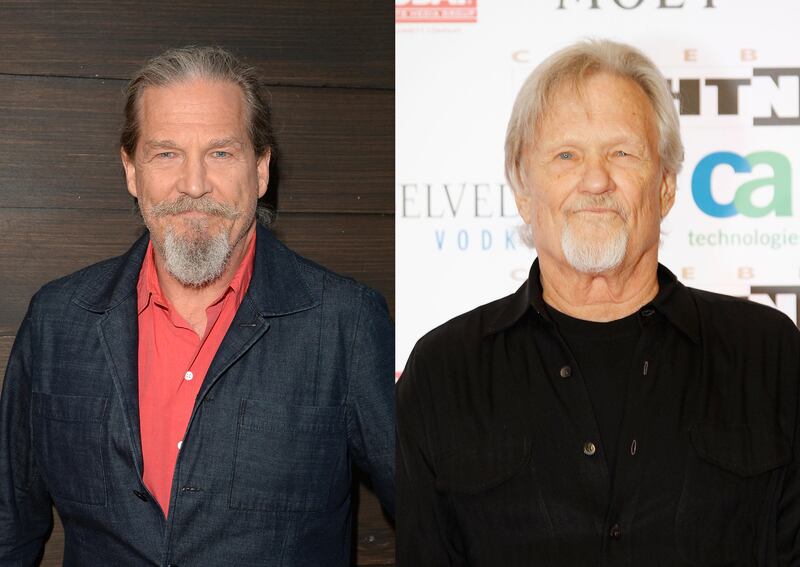 Jeff Bridges and Kris Kristofferson (AFP Photos)