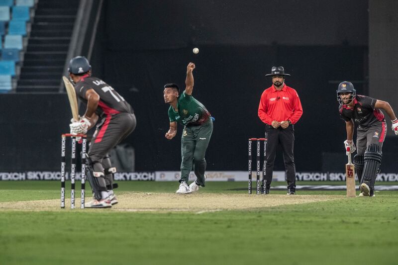 UAE batting against Bangladesh.