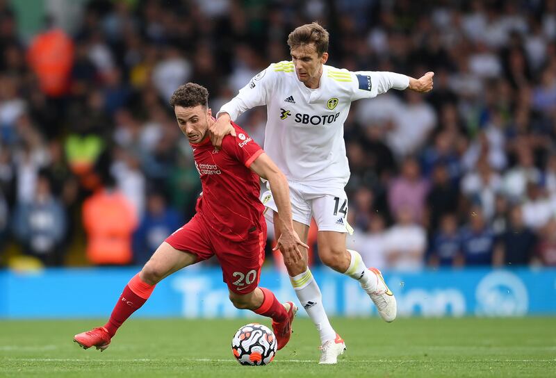 Diego Llorente - 4. The Spaniard has been unlucky with injuries and limped off after 34 minutes to be replaced by Struijk. He lacked authority. Getty