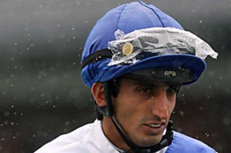 Ahmed Ajtebi rode to fifth place in yesterday's Italian Oaks.