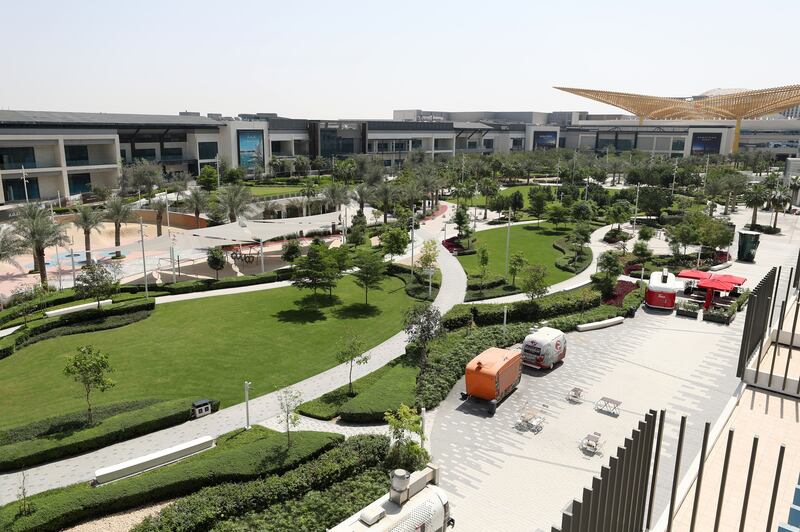 An overview of Expo Village.
