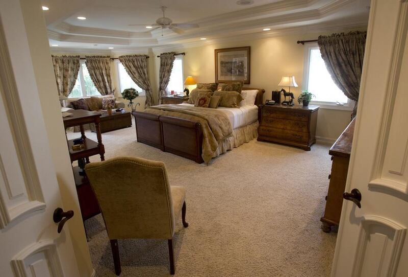 The master bedroom. AP