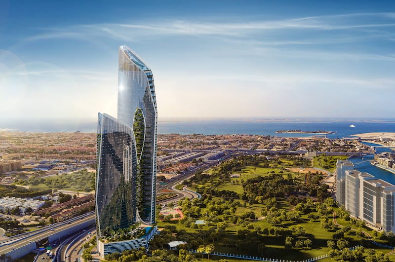 The design of Damac's Safa One development is based on a masterpiece necklace. All images courtesy Damac