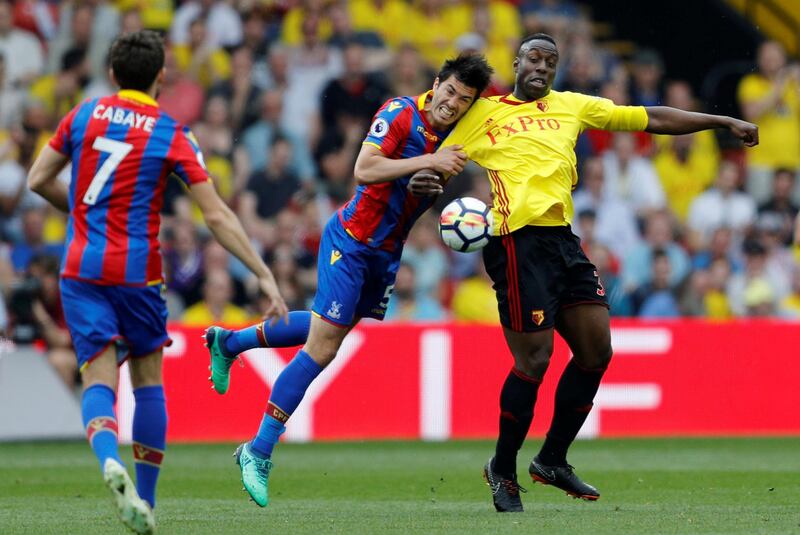 Centre-back:  James Tomkins (Crystal Palace) – His defiant defending was a reason why Watford drew a blank as Crystal Palace nudged another point nearer to safety. Darren Staples / Reuters