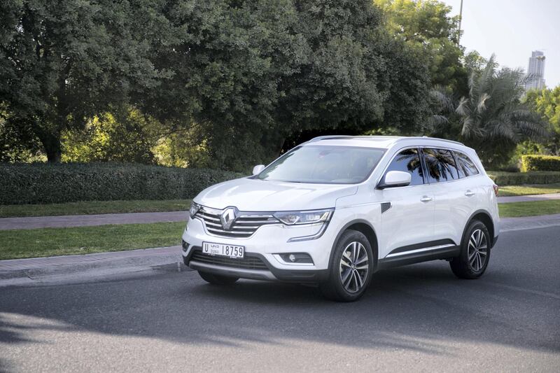 DUBAI, UNITED ARAB EMIRATES - NOV 23:

Renault's SUV Koleos.

(Photo by Reem Mohammed/The National)

Reporter: GAUTAM SHARMA
Section: WK MOTOR